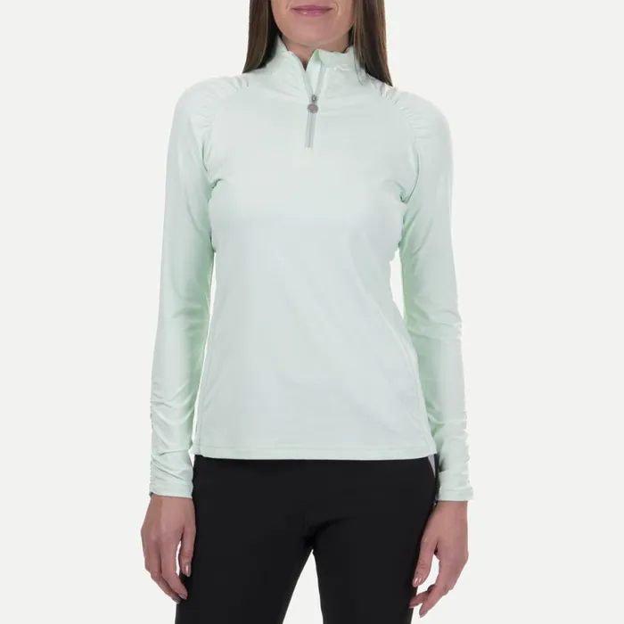 KJUS Midlayers and Sweaters Nora Cooling HalfZip Cucumber Ice 8211 Women