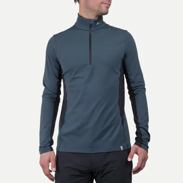 KJUS Midlayers and Sweaters Taos Midlayer HalfZip Petrol Blue 8211 Men