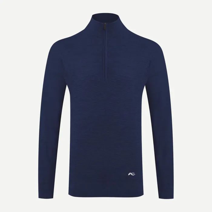 KJUS Midlayers and Sweaters Therma Yarn HalfZip Atlanta Blue 8211 Men
