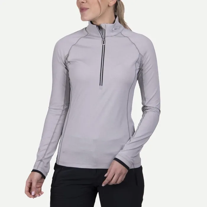 KJUS Midlayers and Sweaters Trace 20 Midlayer HalfZip Alloy 8211 Women