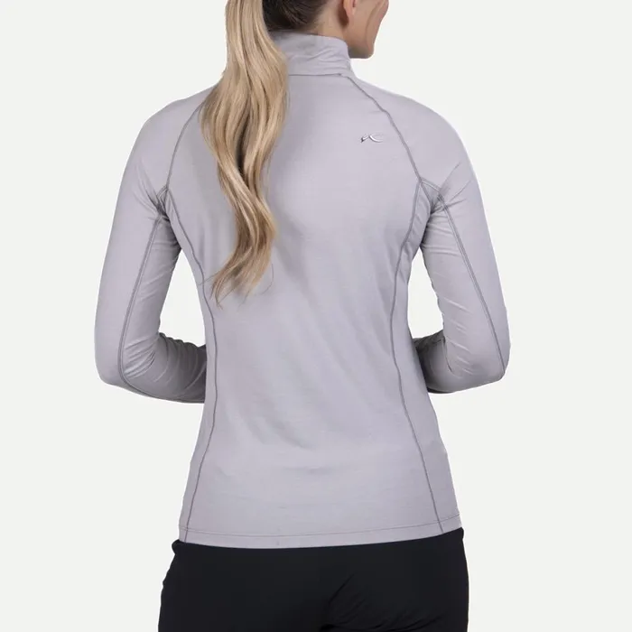 KJUS Midlayers and Sweaters Trace 20 Midlayer HalfZip Alloy 8211 Women