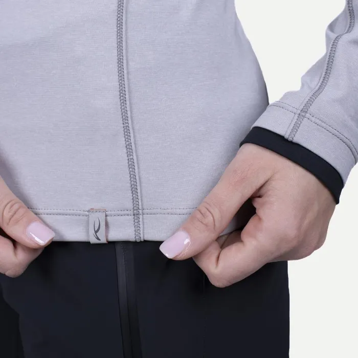 KJUS Midlayers and Sweaters Trace 20 Midlayer HalfZip Alloy 8211 Women