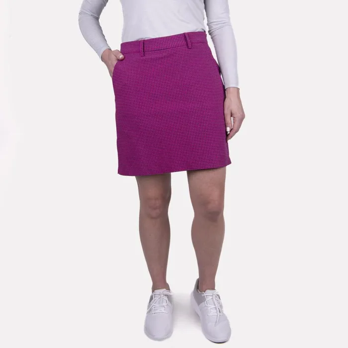 KJUS Pants and Skorts Kate Structure Skort 16quot Magentaatlanta Blue 8211 Women