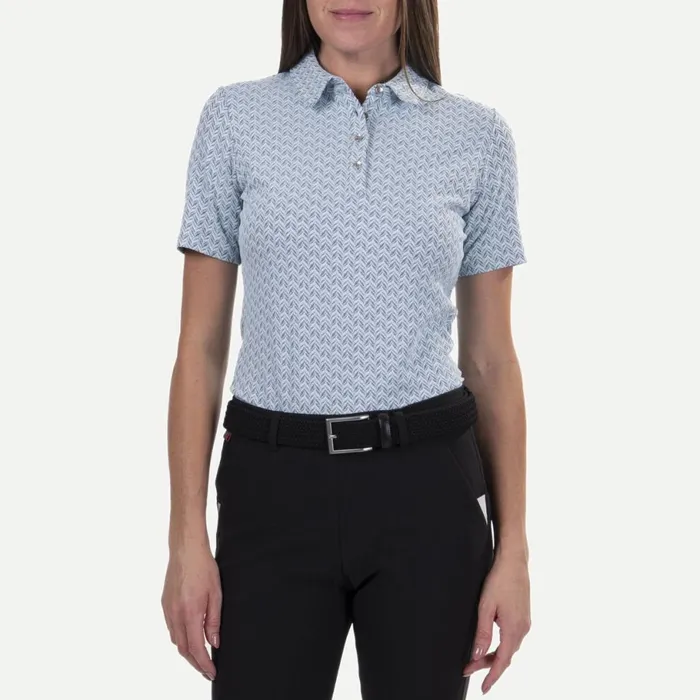 KJUS Polos Bella Structure Polo SS Icy Blueatlanta Blue 8211 Women