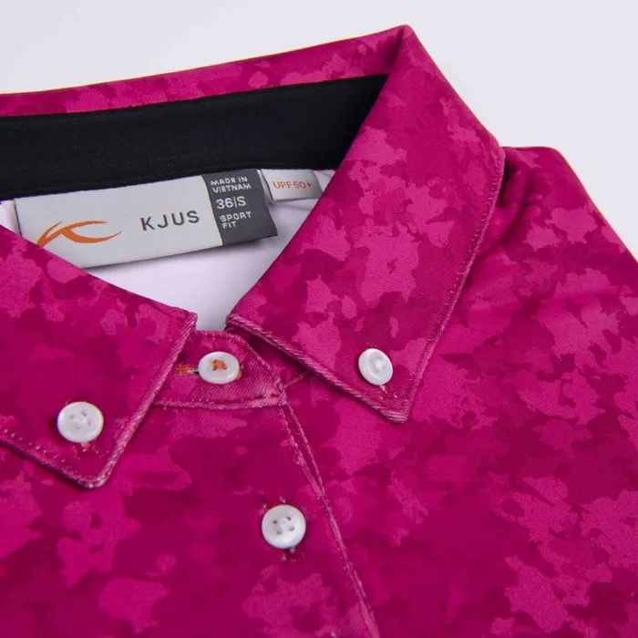 KJUS Polos Dana Printed Polo LS Cranberry 8211 Women