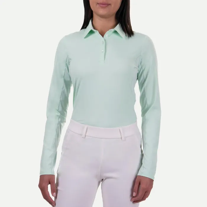 KJUS Polos Elena Cooling Polo LS Cucumber Ice 8211 Women