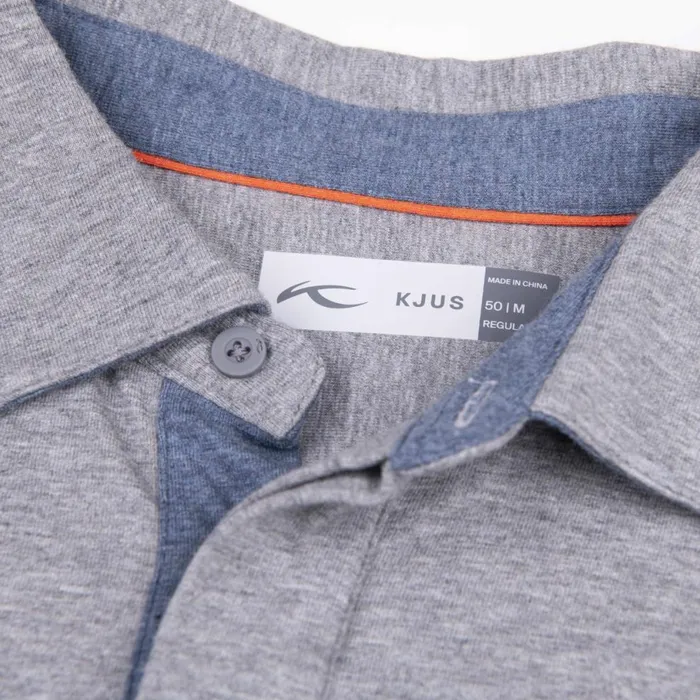 KJUS Polos Inverness Polo SS Steel Grey Melange 8211 Men