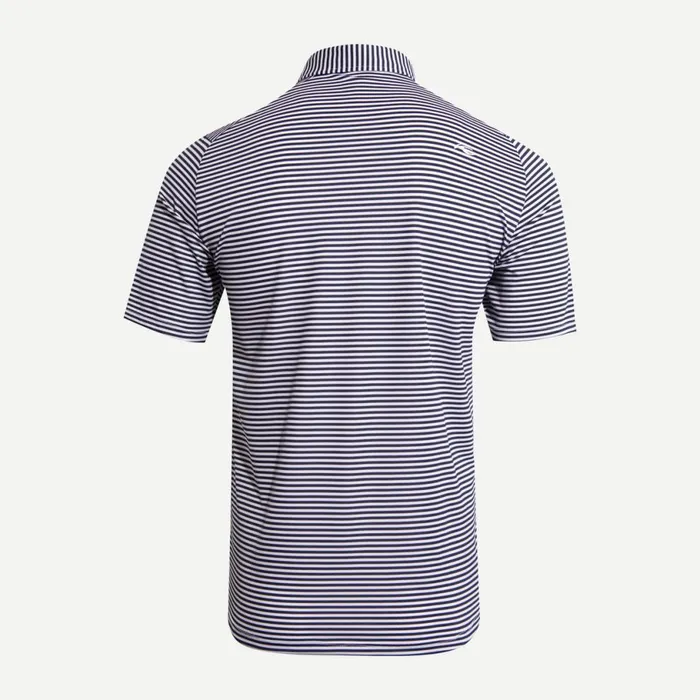 KJUS Polos Lee Stripe Polo SS Whiteatlanta Blue 8211 Men
