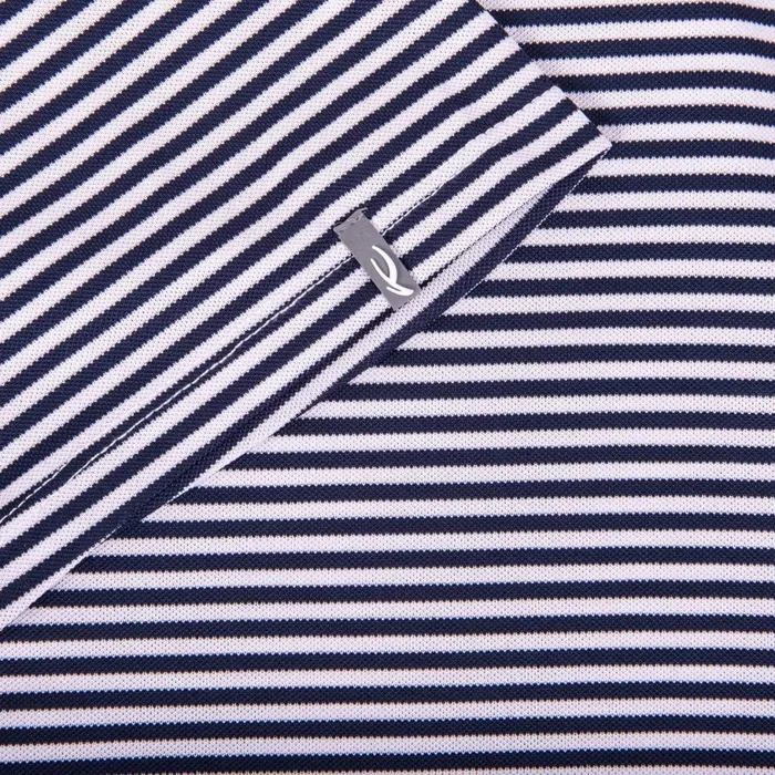 KJUS Polos Lee Stripe Polo SS Whiteatlanta Blue 8211 Men