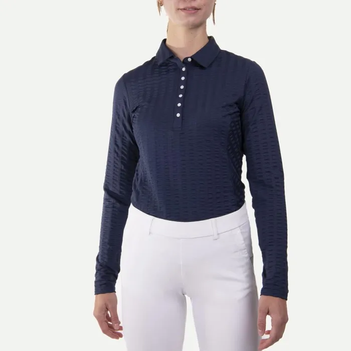 KJUS Polos Sense Polo LS Atlanta Blue 8211 Women