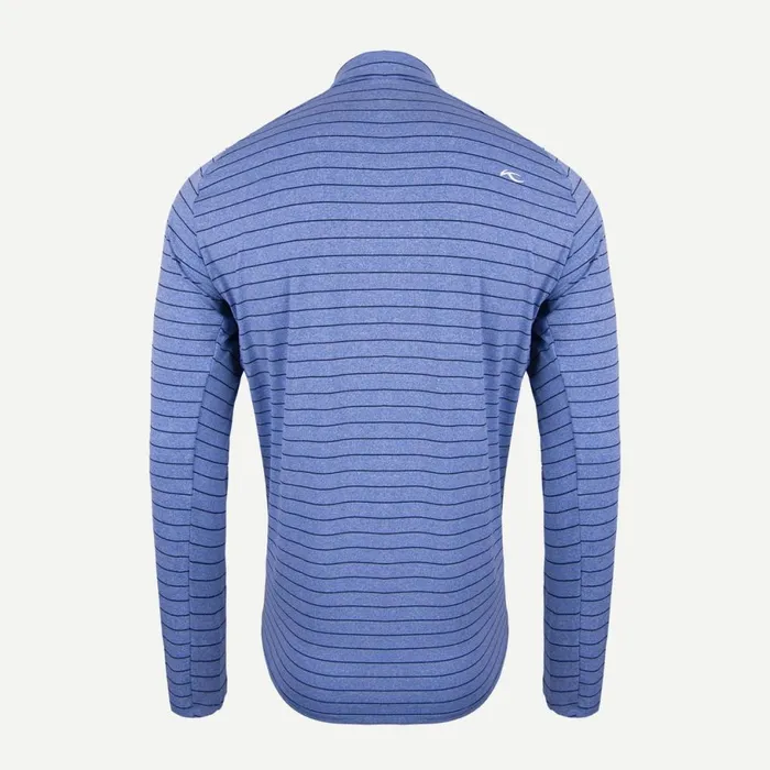 KJUS Polos Soren Meacutelange Stripe Polo LS Bright Blueatlanta Blue 8211 Men