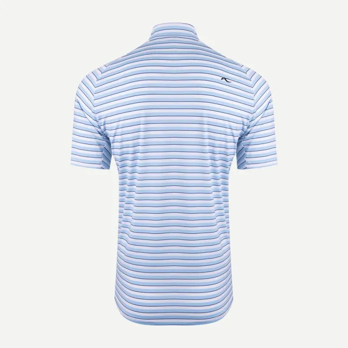 KJUS Polos Soren Multi Stripe Polo SS Niagarawhite 8211 Men