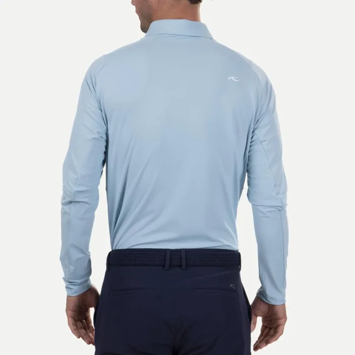 KJUS Polos Soren Polo LS solid Coastline 8211 Men