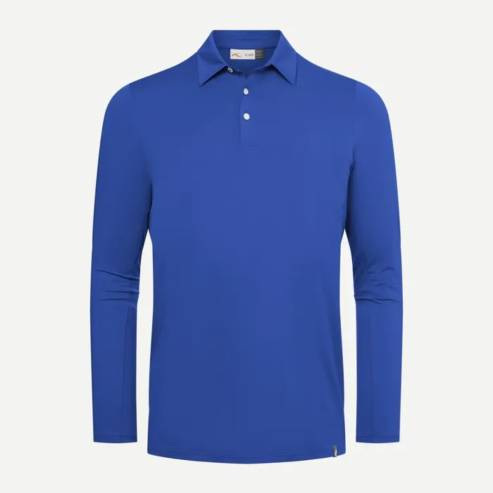 KJUS Polos Soren Solid Polo LS Aegean 8211 Men