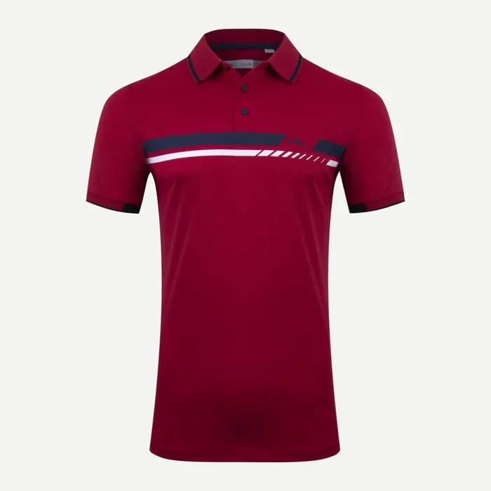 KJUS Polos Spot Printed Polo SS Cardinalatlanta Blue 8211 Men