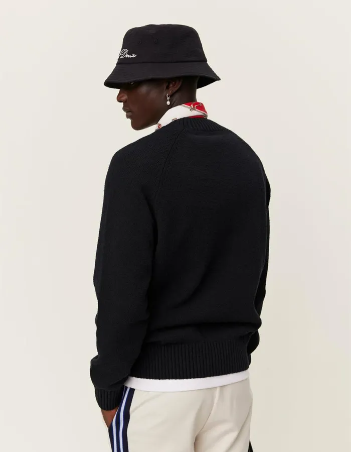 Knitwear Men Les Deux Brad Roundneck Knit 8211 BlackBlack
