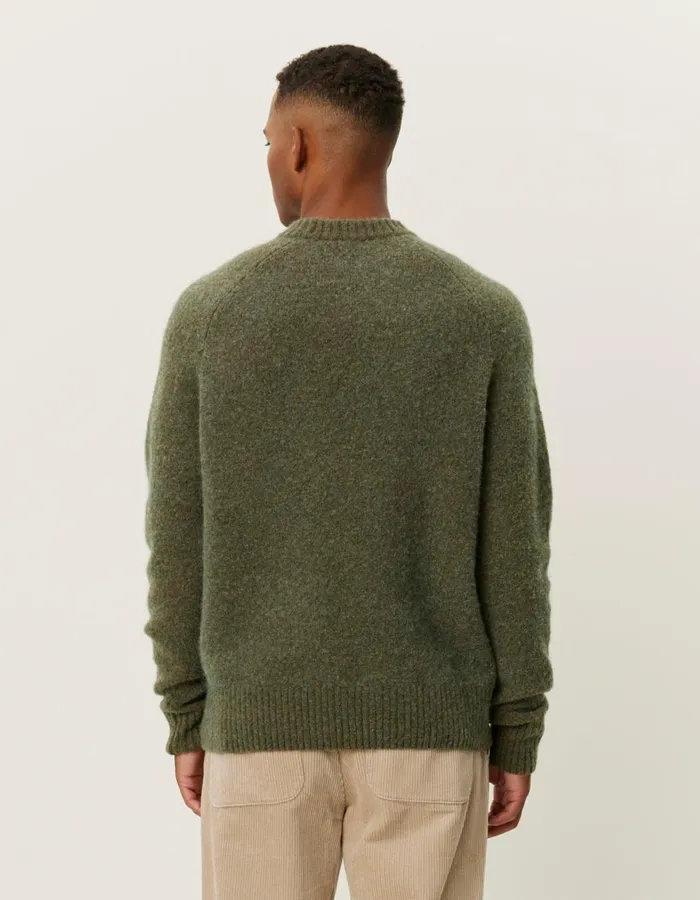 Knitwear Men Les Deux Gilbert Roundneck Knit 8211 Bungee Cord Melange
