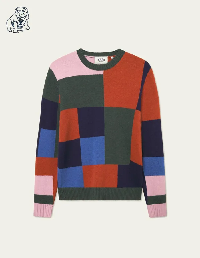 Knitwear Men Les Deux Yale Colorblock Knit 8211 Multicolor