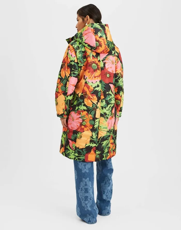 La Doublej After Party Parka Wonderland Black In Faille Women Outerwear