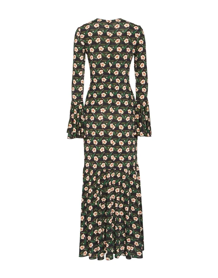 La Doublej Alba Dress Mayfair Black In Flowy Jersey Women Dresses