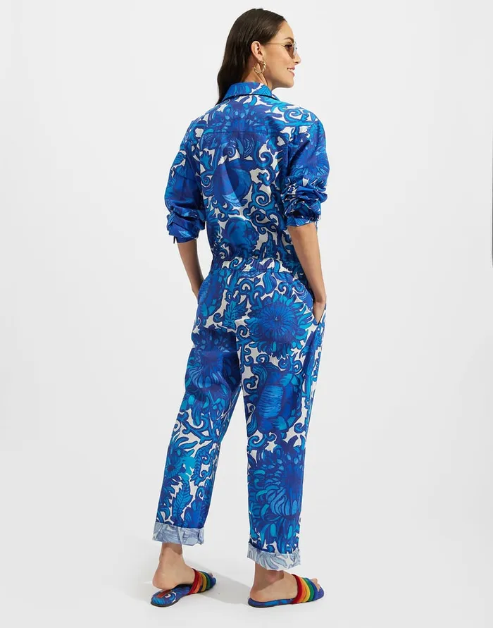 La Doublej Aviator Jumpsuit Anemone In Summer Popeline Women Dresses