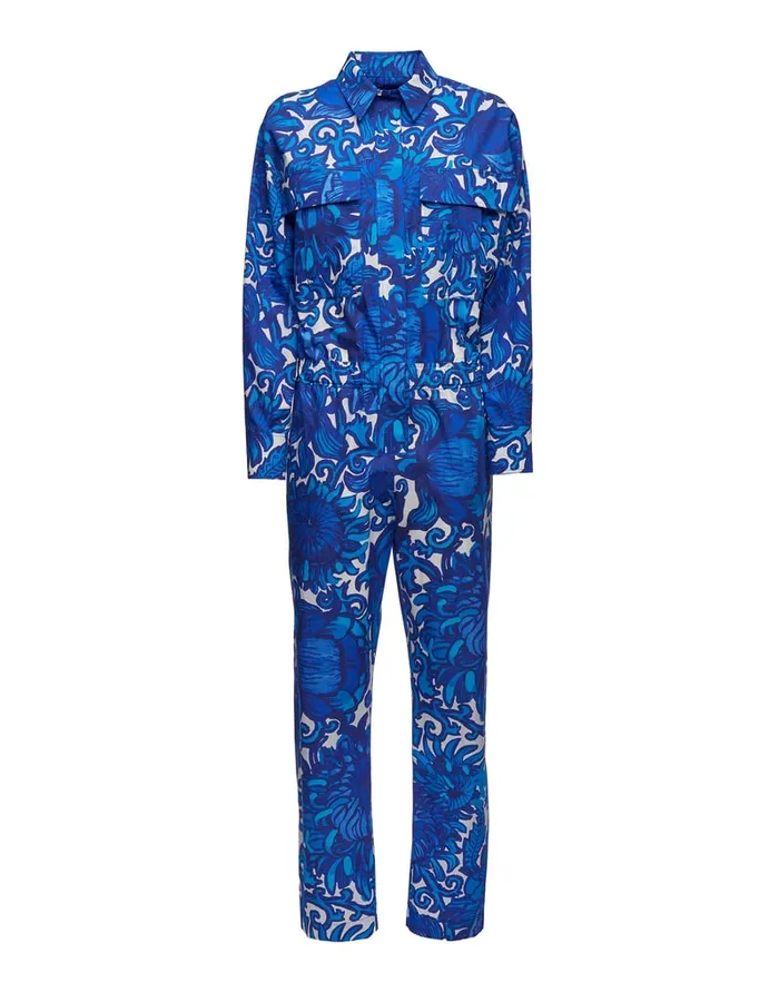 La Doublej Aviator Jumpsuit Anemone In Summer Popeline Women Dresses