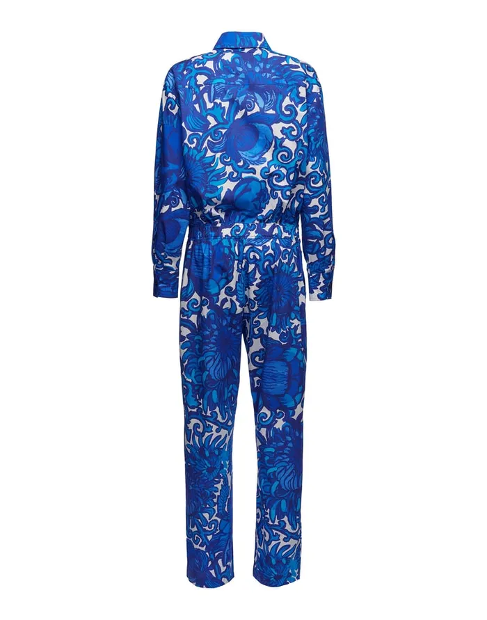 La Doublej Aviator Jumpsuit Anemone In Summer Popeline Women Dresses