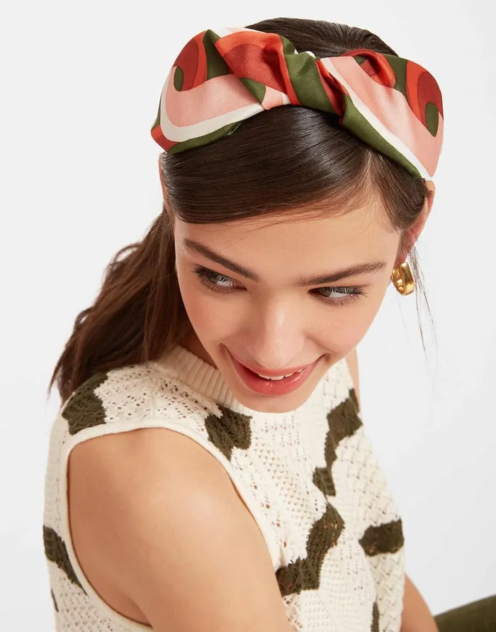 La Doublej Cerchietto Prometheus Pale Pink In Twill Women Hair Accessories