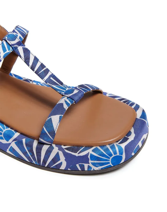 La Doublej Jazzy Sandals Conchiglie In Twill Women Shoes