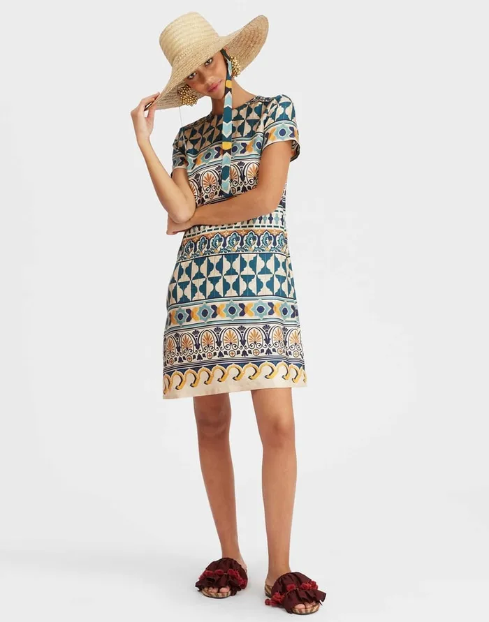 La Doublej Mini Swing Dress Casareale Small Place Cream In Silk Twill Women Dresses La Doublej Mini Swing Dress Casareale Small Place Cream In Silk Twill Women Dresses