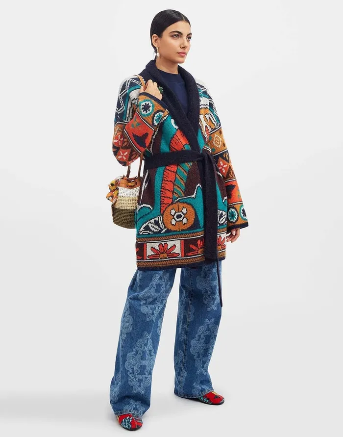 La Doublej Philae Cardigan Philae Place In Soft Wool Women Knitwear