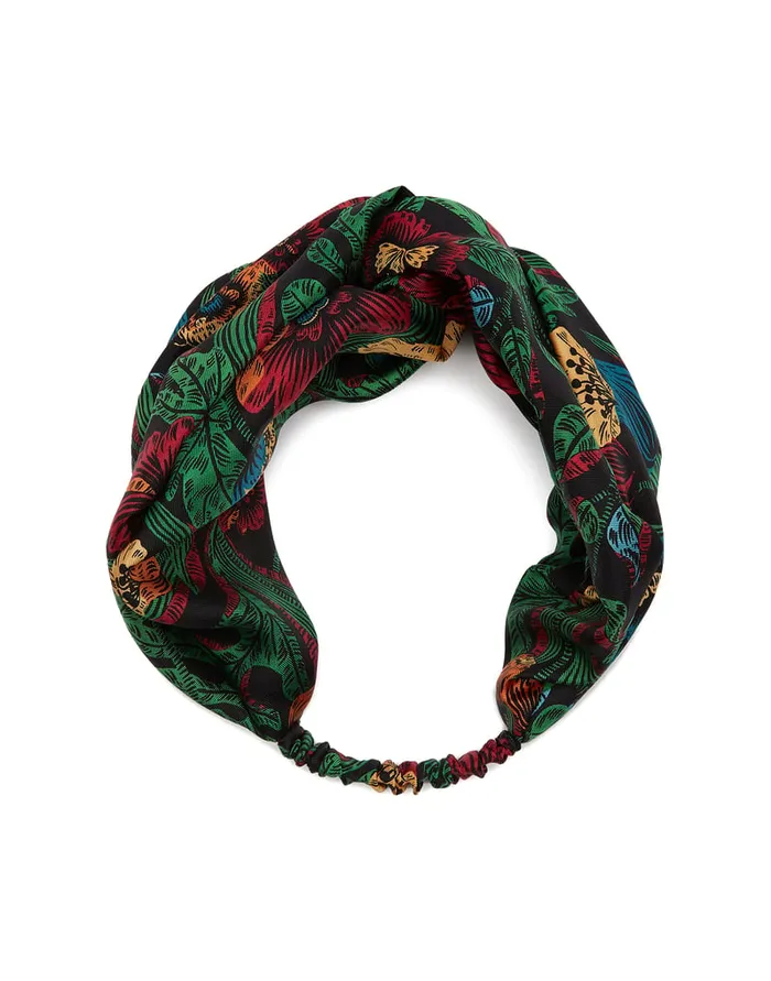La Doublej Pinup Headband Night Garden In Twill Women Hair Accessories
