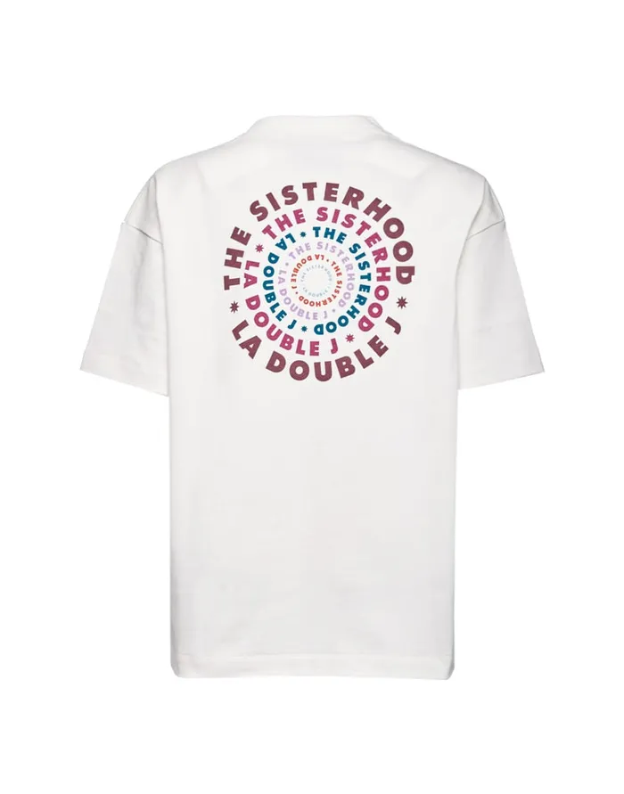 La Doublej Sisterhood Tee Solid Print In Jersey Loira Women TShirts and Sweatshirts