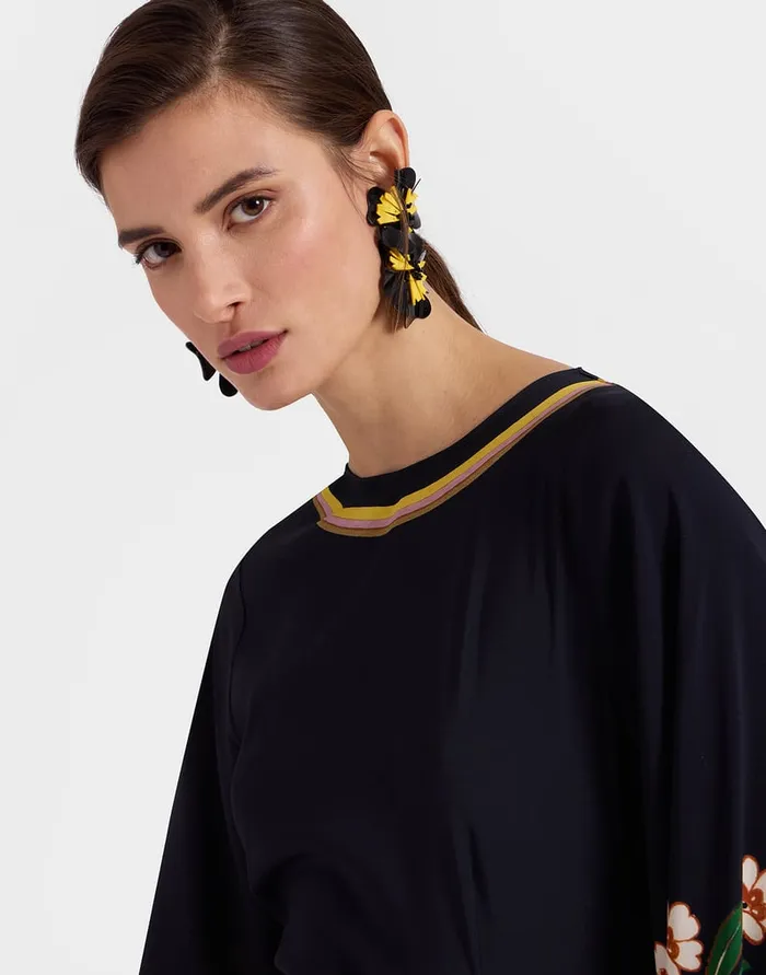 La Doublej Sorella Dress Dazed Place Black In Sable Women Dresses