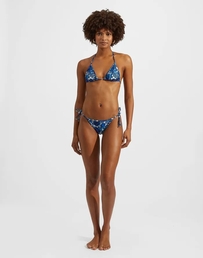 La Doublej Triangle Bikini Bottom Anemone Small In Lycra Women Swimwear