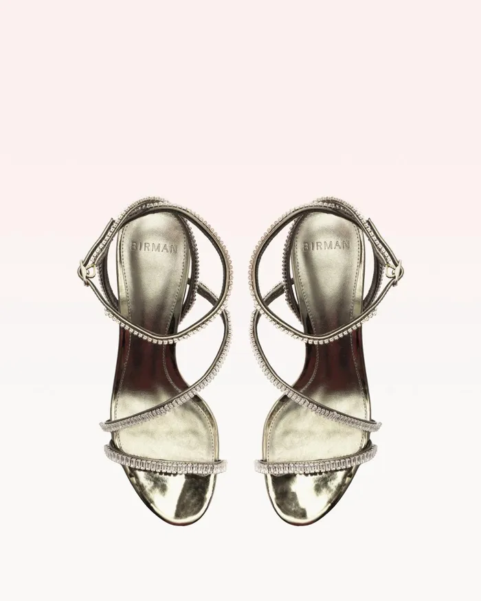 Leah Zircone 60 Pewter Women Alexandre Birman Sandals