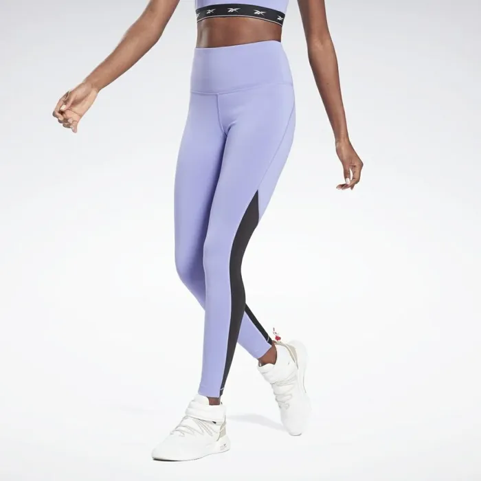 Leggings and Tights Womens Reebok Beyond The Sweat Leggings Hyper Purple