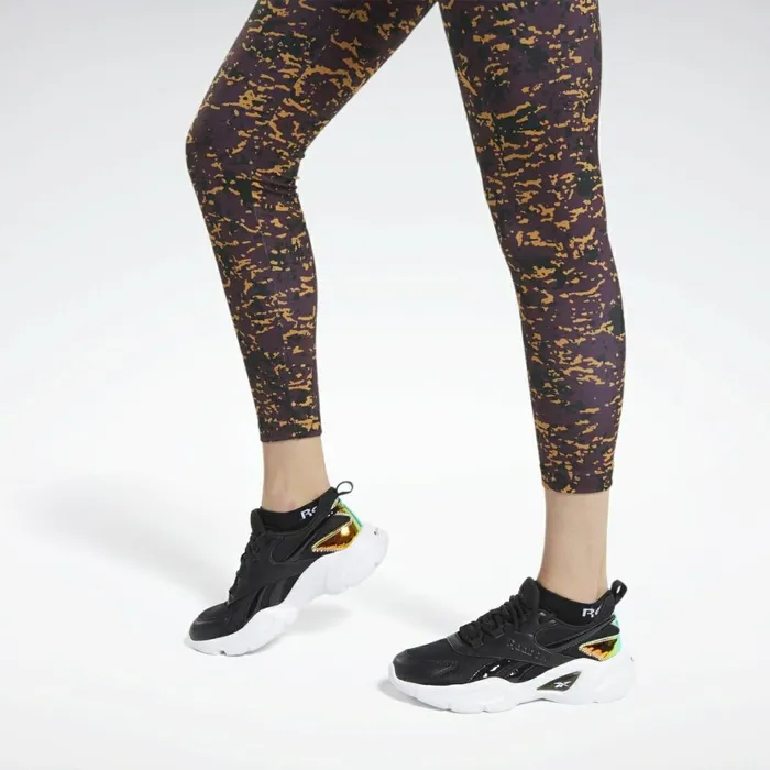 Leggings and Tights Womens Reebok Classics Allover Print Leggings Midnight Shadow