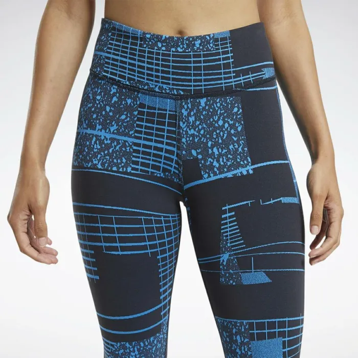 Leggings and Tights Womens Reebok Lux 34 Length 2 Leggings Black