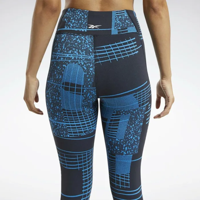 Leggings and Tights Womens Reebok Lux 34 Length 2 Leggings Black