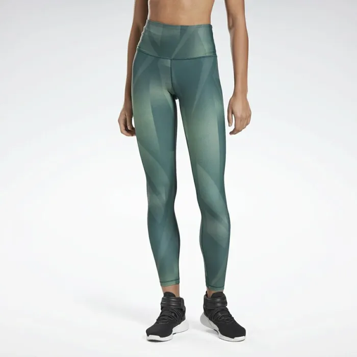 Leggings and Tights Womens Reebok Lux Bold HighRise Vector Block Tights Forest Green Leggings and Tights Womens Reebok Lux Bold HighRise Vector Block Tights Forest Green