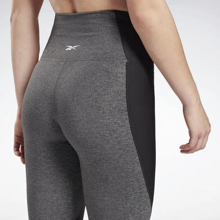 Leggings and Tights Womens Reebok Lux HighRise Leggings Dark Grey Heather