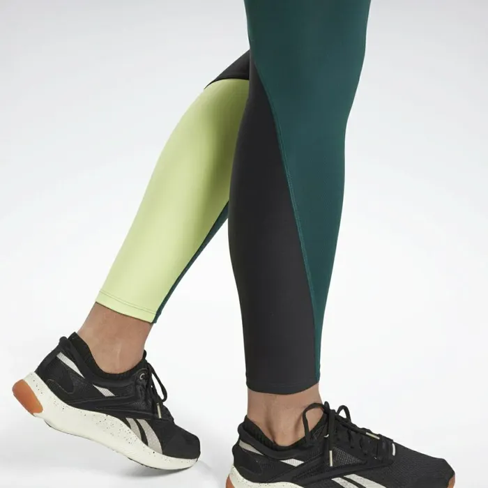 Leggings and Tights Womens Reebok Lux HighRise Leggings Forest Green