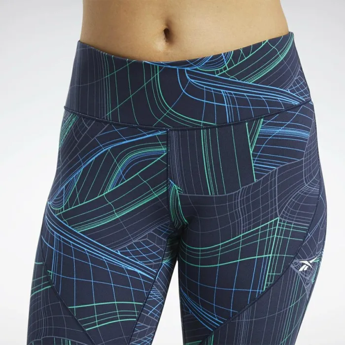 Leggings and Tights Womens Reebok Lux Perform Leggings Vector Navy