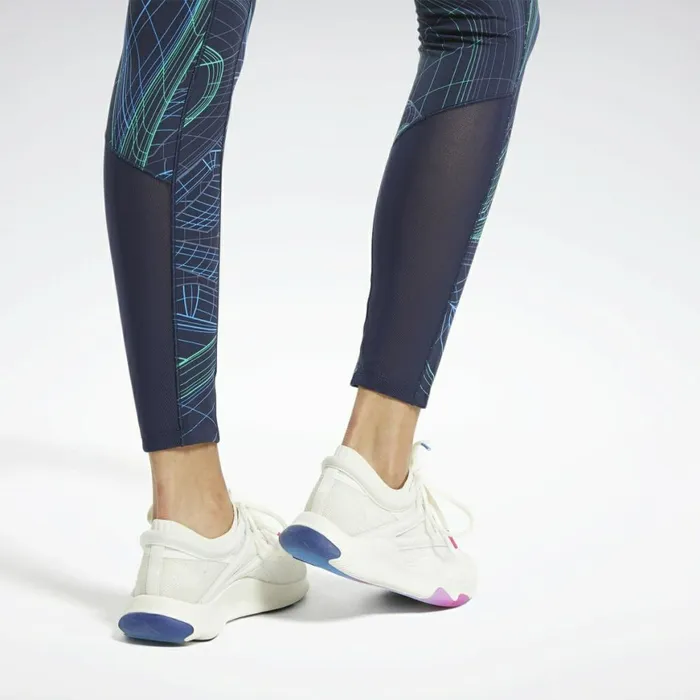 Leggings and Tights Womens Reebok Lux Perform Leggings Vector Navy