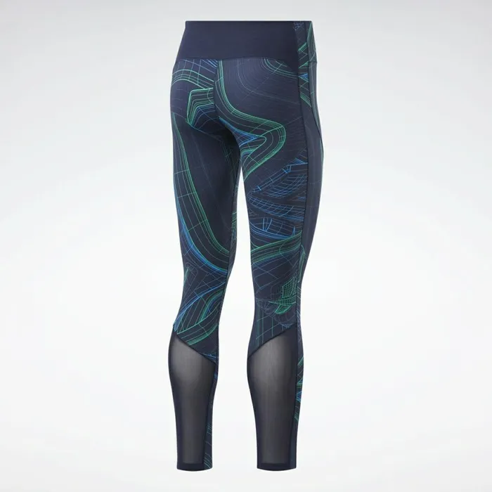 Leggings and Tights Womens Reebok Lux Perform Leggings Vector Navy
