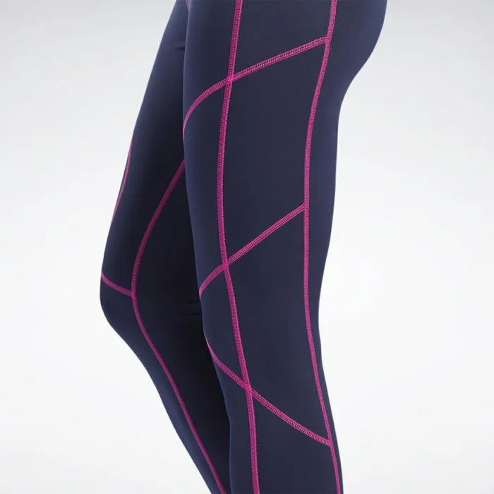 Leggings and Tights Womens Reebok Meet You There Leggings Vector Navy