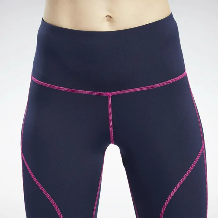 Leggings and Tights Womens Reebok Meet You There Leggings Vector Navy