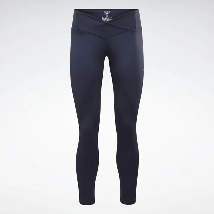 Leggings and Tights Womens Reebok MYT Detail Leggings Vector Navy