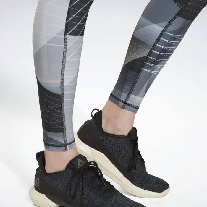 Leggings and Tights Womens Reebok Running Lux Bold Leggings Black